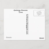 El Capitan Briefkaart (Achterkant)