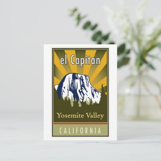 el Capitan Briefkaart (Staand voorkant)