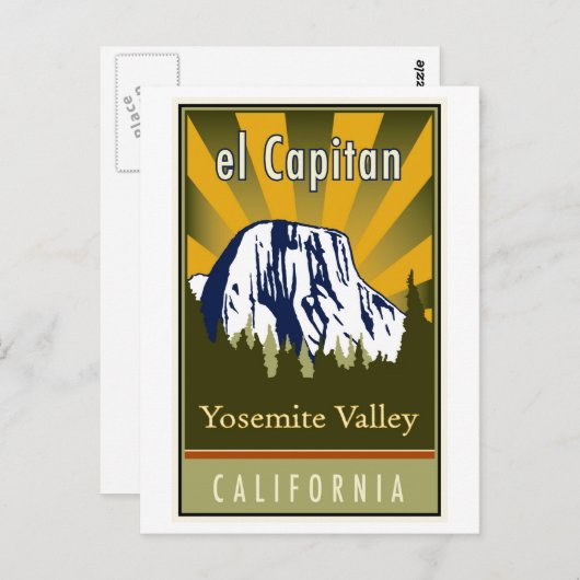 el Capitan Briefkaart (Voorkant / Achterkant)