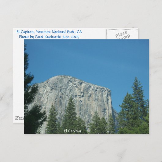 El Capitan Briefkaart (Voorkant / Achterkant)
