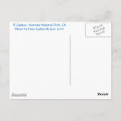 El Capitan Briefkaart (Achterkant)