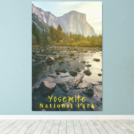 El Capitan Canvas Afdruk (Insitu (Houten vloer))