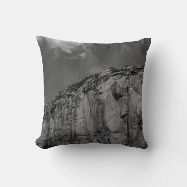 El Capitan Cliff Face Close-up - Foto van Yosemite Kussen (Voorkant)