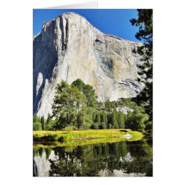 El Capitan en de Merced rivier in Yosemite (Voorkant)