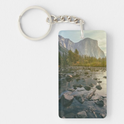 El Capitan en Merced River Sleutelhanger (Voorkant)