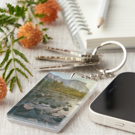 El Capitan en Merced River Sleutelhanger (Voorkant Rechts)