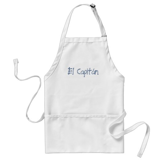 El Capitán, kapitein zeilingtouwknopen Standaard Schort (Voorkant)
