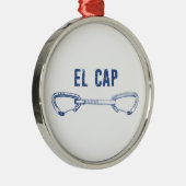 El Capitan Klimmen Quickdraw Metalen Ornament (Rechts)