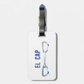 El Capitan Klimrek Snelspan Bagagelabel (Achterkant verticaal)