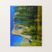 El Capitan Merced Rivier Yosemite. Legpuzzel (Verticaal)