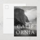 El Capitan met dwarrelende nevel Briefkaart (Voorkant / Achterkant)