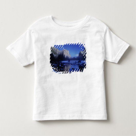 El Capitan Mountain, Nationaal Park Yosemite Kinder Shirts (Voorkant)