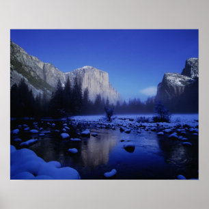 El Capitan Mountain, Nationaal Park Yosemite Poster