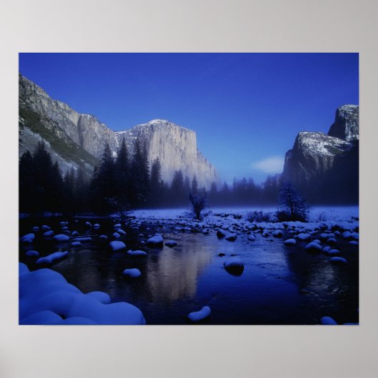 El Capitan Mountain, Nationaal Park Yosemite Poster (Voorkant)