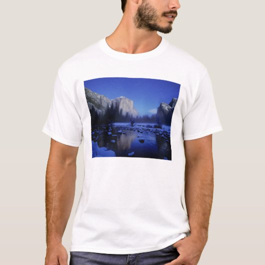 El Capitan Mountain, Nationaal Park Yosemite T-shirt (Voorkant)