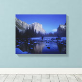 El Capitan Mountain, Yosemite National Park, Canvas Afdruk (Insitu (Houten vloer))