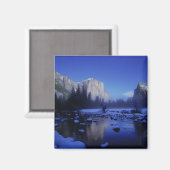 El Capitan Mountain, Yosemite National Park, Magneet (Voorkant / Achterkant)