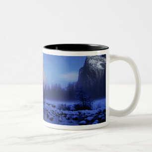 El Capitan Mountain, Yosemite National Park, Tweekleurige Koffiemok