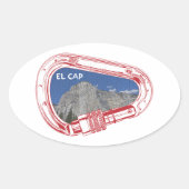 El Capitan Ovale Sticker (Voorkant)