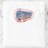 El Capitan Ovale Sticker (Tas)