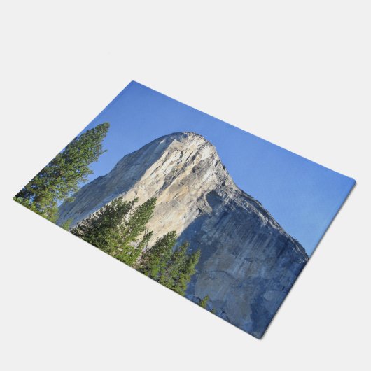 El capitan Over de Merced-rivier - Yosemite-vallei Deurmat (Schuin)