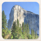El capitan Over de Merced-rivier - Yosemite-vallei Kartonnen Onderzetters (Voorkant)