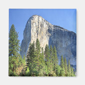 El capitan Over de Merced-rivier - Yosemite-vallei Magneet (Voorkant)