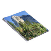 El capitan Over de Merced-rivier - Yosemite-vallei Notitieboek (Rechterzijde)