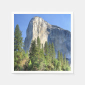 El capitan Over de Merced-rivier - Yosemite-vallei Servetten (Voorkant)