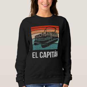 El Capitan Pontoon Boat kapitein Lake Life Boat Sa Trui