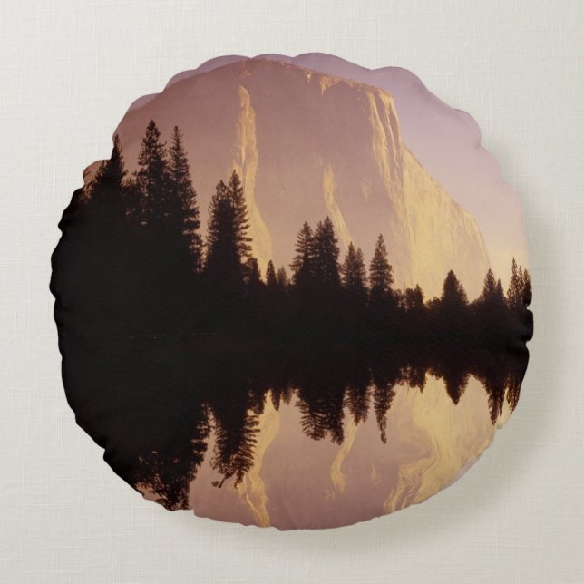 El Capitan Rond Kussen (Voorkant)
