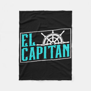 El Capitan schip boot eigenaar schipper liefhebber Fleece Deken
