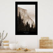 El Capitan (Sepia Toned) Poster (Keuken)