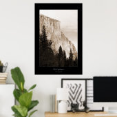 El Capitan (Sepia Toned) Poster (Thuiskantoor)