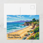 El Capitán State Beach Californië Briefkaart (Voorkant / Achterkant)