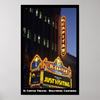El Capitan Theater, Hollywood 11x17 Poster