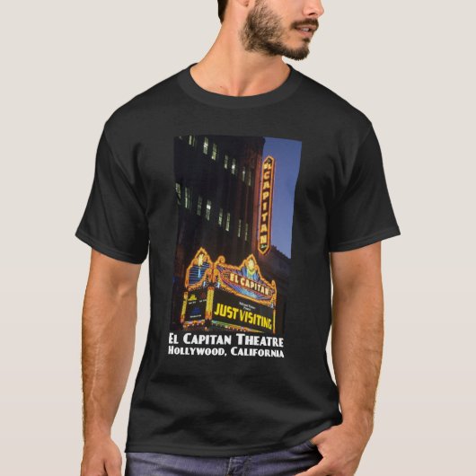 El Capitan Theater, Hollywood Dark T-Shirt (Voorkant)