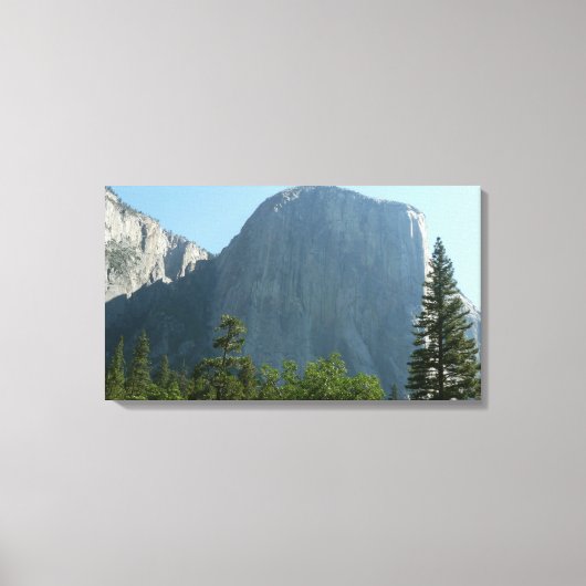El Capitan uit het Nationaal Park Yosemite Canvas Afdruk (Voorkant)