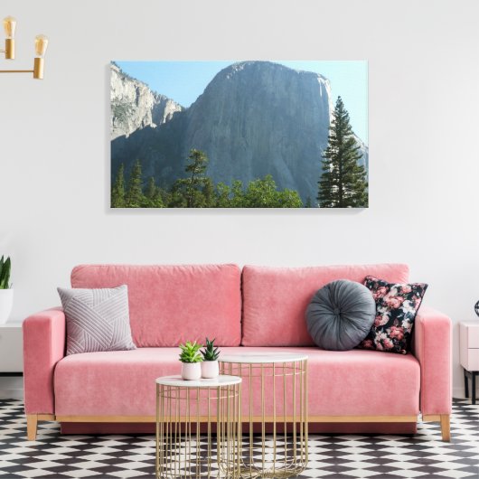 El Capitan uit het Nationaal Park Yosemite Canvas Afdruk (Insitu (Woonkamer))