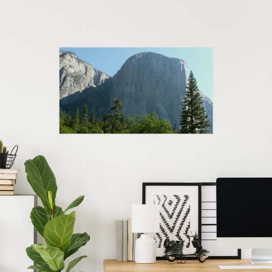 El Capitan uit het Nationaal Park Yosemite Poster (Thuiskantoor)