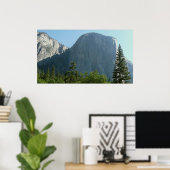El Capitan vanuit Yosemite National Park Poster (Thuiskantoor)