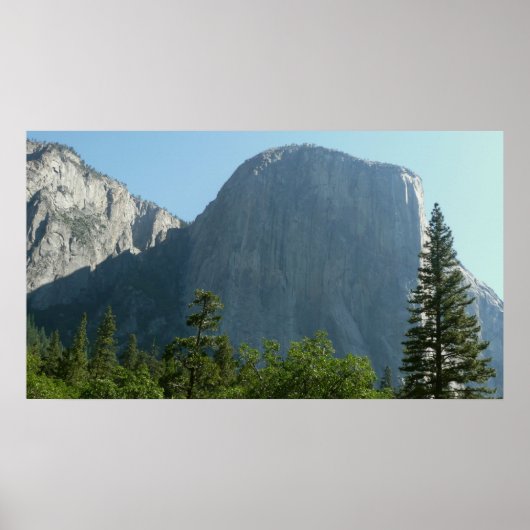 El Capitan vanuit Yosemite National Park Poster (Voorkant)