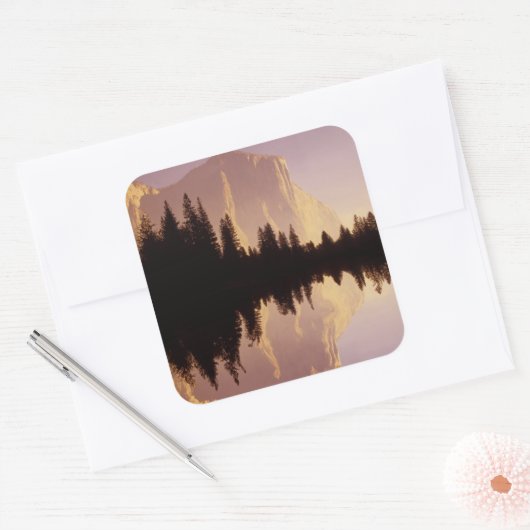 El Capitan Vierkante Sticker (Envelop)