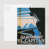 El Capitan vintage reisposter Briefkaart (Voorkant / Achterkant)