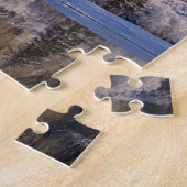 El Capitan weerspiegelt in de Merced-rivier in 2 Legpuzzel (Zijkant)