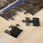 El Capitan weerspiegelt zich in de Merced-rivier i Legpuzzel (Zijkant)