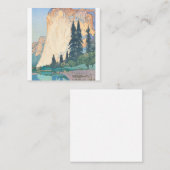 El Capitan Yosemite American Series Hiroshi Vierkante Visitekaartje (Voorkant / Achterkant)