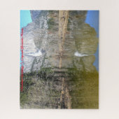 El Capitan Yosemite Nevada. Kerstbegroeten Legpuzzel (Verticaal)