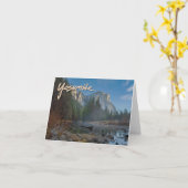 El Capitan Yosemite Notecard Kaart (Gele Bloem)