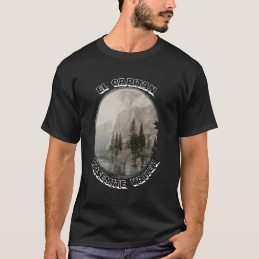 El Capitan Yosemite Valley T-shirt (Voorkant)